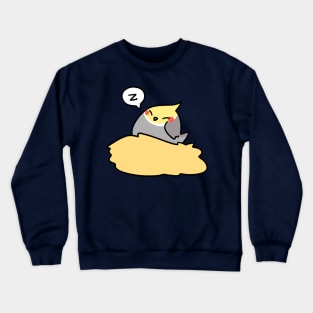 Nesting Cockatiel Crewneck Sweatshirt